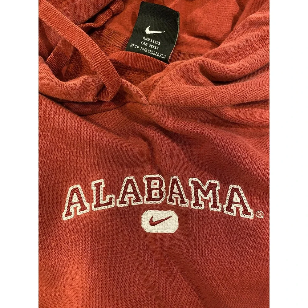 Boys Nike Alabama Crimson Tide Hoodie Sweatshirt Vintage Center Check‎ L(12-14)